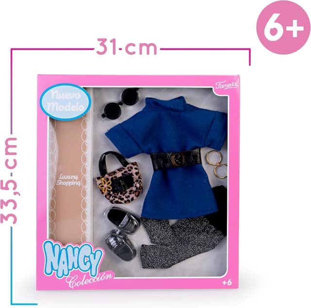 Detalle 2 de Nancy Conjunto Luxury Shopping vestido azul eléctrico