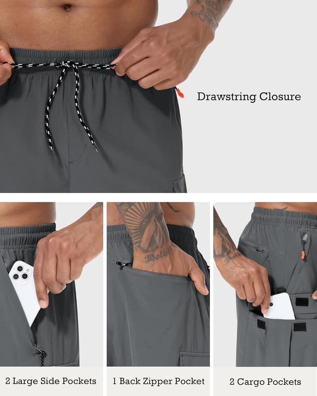 Thumbnail 4 de Men's Cargo Shorts Quick Dry Stretch Hiking