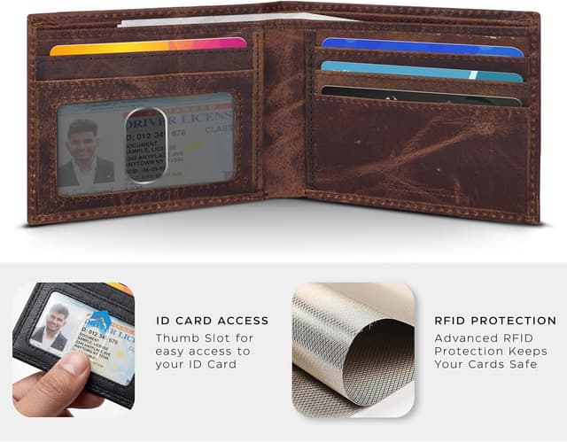 Thumbnail 2 de Real Slim Leather Wallet for Men