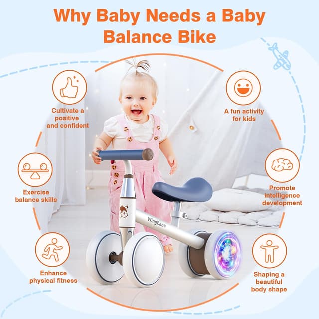 Thumbnail 5 de WINGBABE Bicicleta de equilibrio para niños