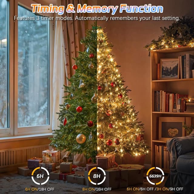 Detalle 2 de Dalugo Christmas tree lights 480 LED