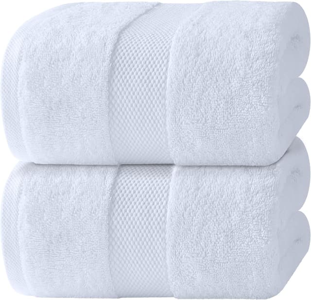 Imagen de Hotel Collection White Classic Luxury Bath Sheets 35x70 700 GSM en OfertitasTOP