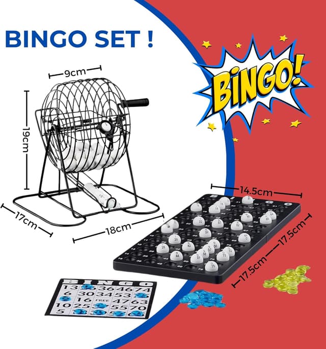 Detalle 2 de Bingo Juego de Mesa 18 cartones