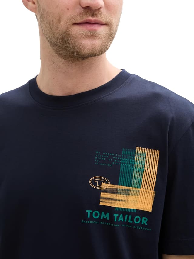 Detalle de TOM TAILOR 1045664 T-Shirt da uomo a maniche corte