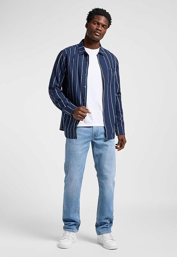 Thumbnail 4 de LEE Daren Zip Fly Vaqueros 34W/32L Horizon Blue 1% elastano