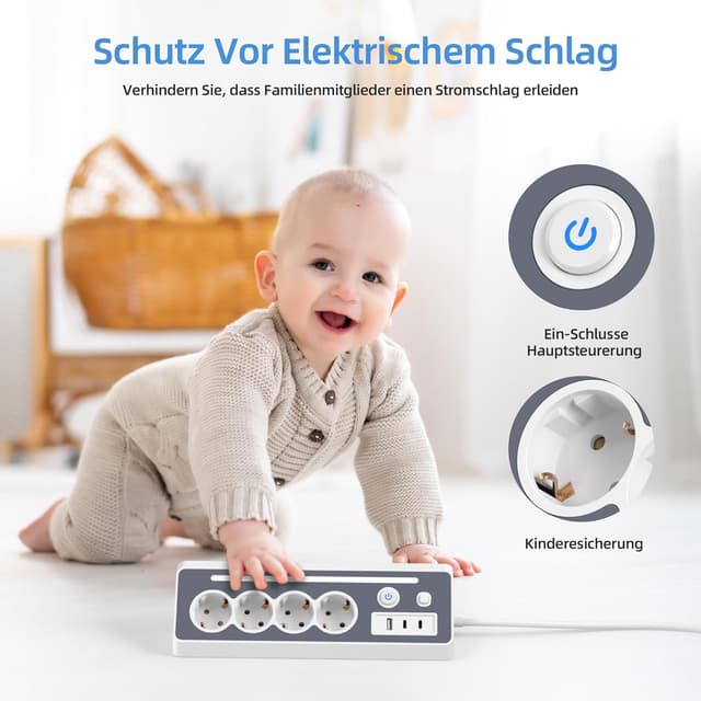 Detalle 2 de Mehrfachsteckdose 16A Ecksteckdose 🔌