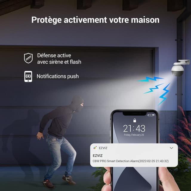 Thumbnail 4 de EZVIZ C8W Pro 5MP caméra extérieure