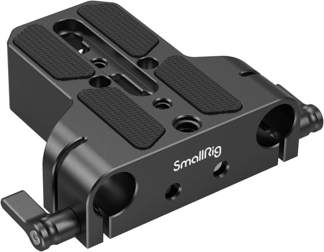 Detalle de SMALLRIG 1674 universal base plate with 15mm rod
