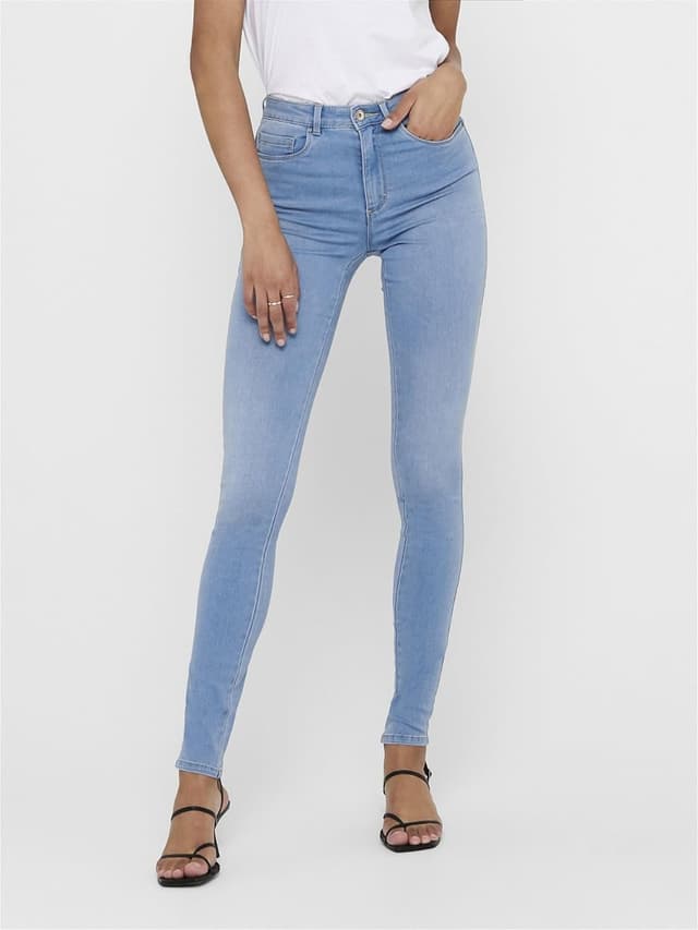 Detalle 2 de ONLY onlROYAL HW SK Jeans BB BJ13333 – jean femme taille haute en denim bleu clair