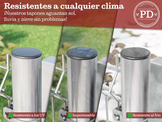 Thumbnail 3 de PD® Tapones Redondos 30mm para Tubo | Plástico Negro 🛠