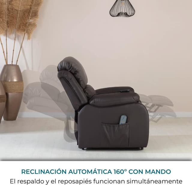 Thumbnail 3 de ZZ DON DESCANSO Sillón Relax Eléctrico Trevi Choco 💺