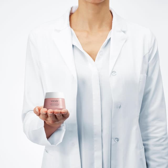 Detalle 1 de Vichy Neovadiol Crème Jour Rose Platinium Anti-Âge Hydrate & Fortifie pour peaux matures – 50 ml