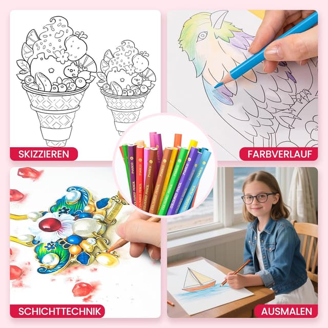 Thumbnail 4 de MARCO Buntstifte 48 Farben, Ölbuntstifte