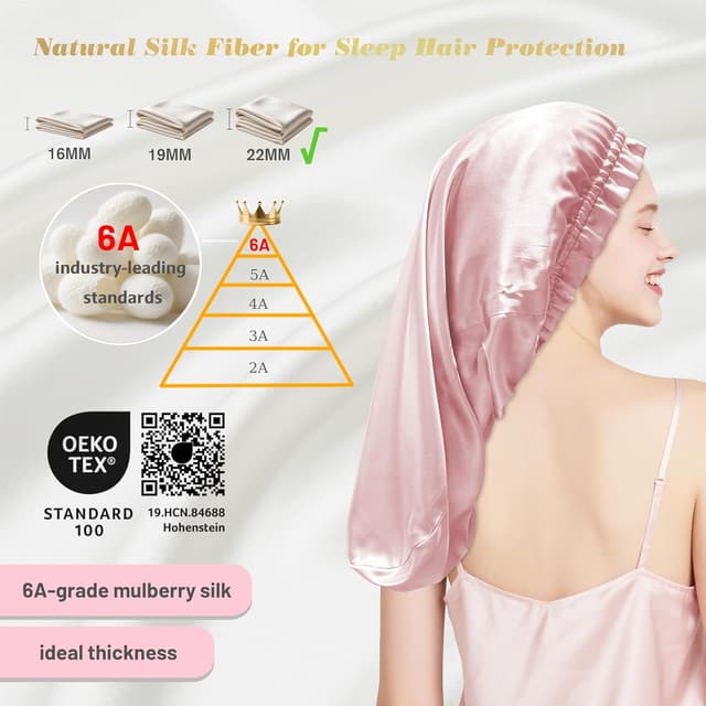 Thumbnail 1 de Townssilk Gorro de seda 22 momme 58 cm