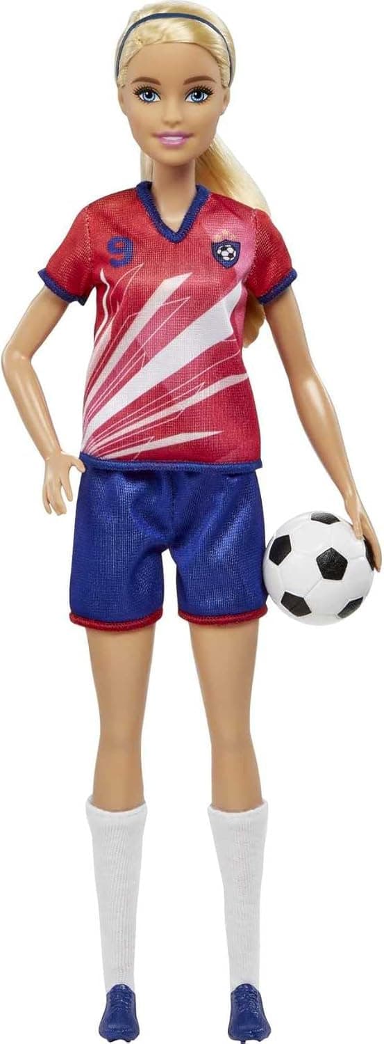Imagen de Barbie Poupée Footballeuse 29 cm en OfertitasTOP