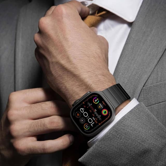 Thumbnail 6 de TiMOVO Titanium Strap for Apple Watch (Ultra 3/2/1, Series 11–1) Detachable Metal Band, Black