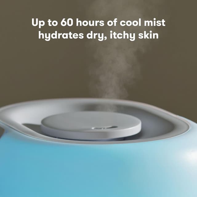 Detalle de Frida Baby 3-in-1 Cool Mist Humidifier for Large Rooms (Top Fill) with Nightlight, Auto Shut-Off & Essential Oil Diffuser
