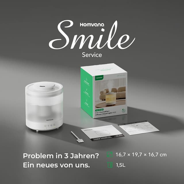 Thumbnail 6 de Homvana H103 Luftbefeuchter für Baby