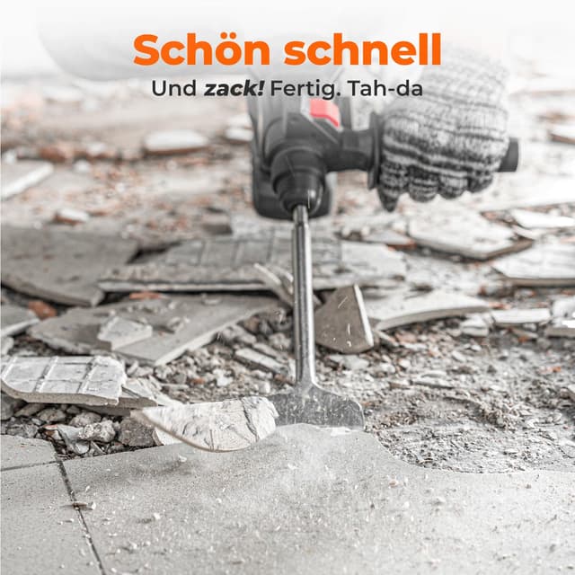 Detalle de BAUBECK Meißel Set SDS Plus 250 mm