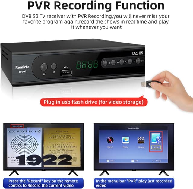 Thumbnail 4 de Romicta HD Receiver 84 Kanäle