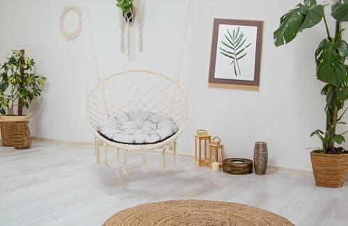 Thumbnail 5 de Cojín Redondo Jardin para Silla Colgante Gris ☀