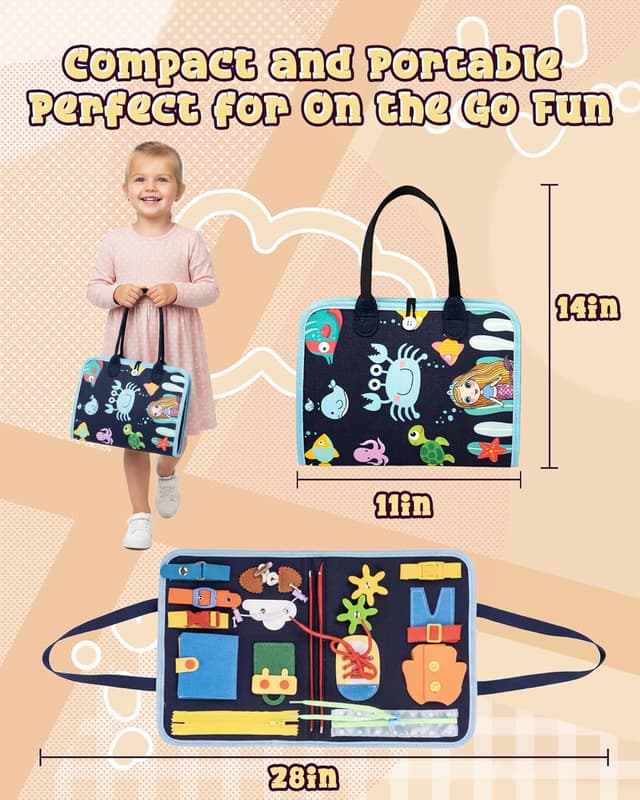 Thumbnail 6 de BZGG Montessori Busy Board Ocean World