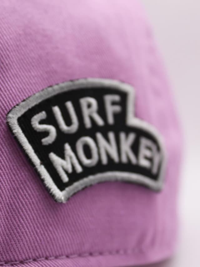 Detalle de Surf Monkey Berretto Baseball Classic Dad in cotone biologico, taglia unica regolabile