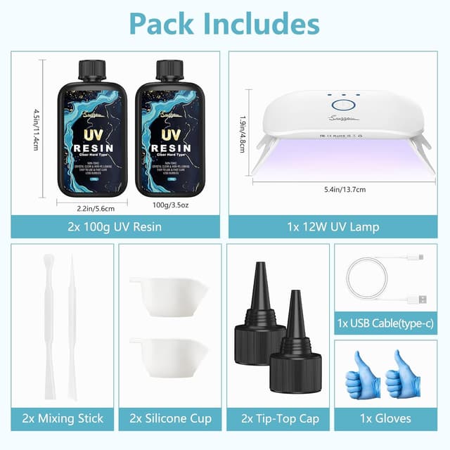 Thumbnail 6 de Suzzam UV Resin Set 200 g für UV-Harz