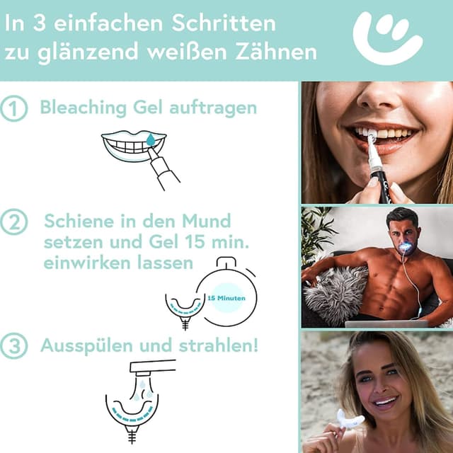 Detalle de UniqueSmile Teeth Whitening Kit 15 Minuten