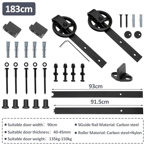 Detalle 2 de Kit Jopassy ferrures porte coulissante 183 cm ⚙