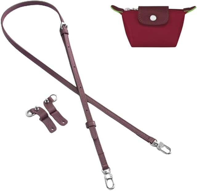 Detalle de Gastinsave Handbag Strap Replacement for Longchomp Mini Tote – Genuine Leather, Adjustable Crossbody