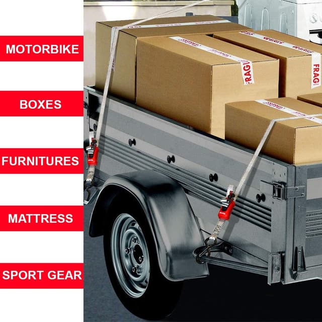 Thumbnail 2 de Master Lock 3313EURDAT Cinghie di Fissaggio con Moschettone Grigio 2,50 m