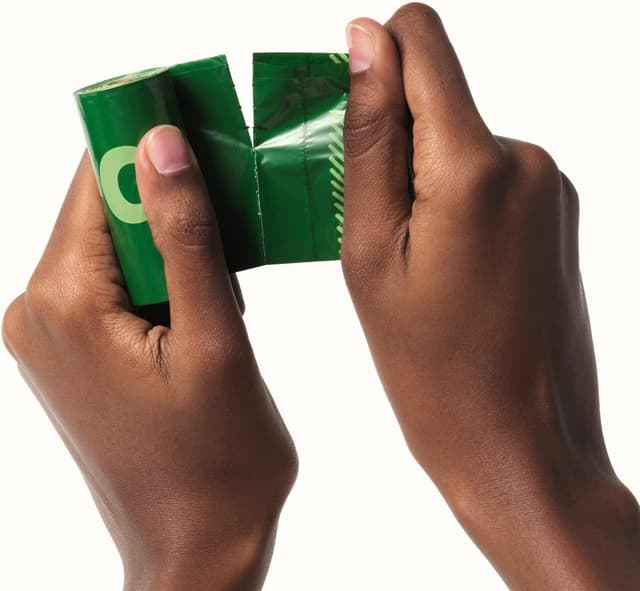 Detalle de Earth Rated Hundekotbeutel Roll-on als Nachfüllrollen, lavendelduft, 270 Stück (22 x 33 cm)