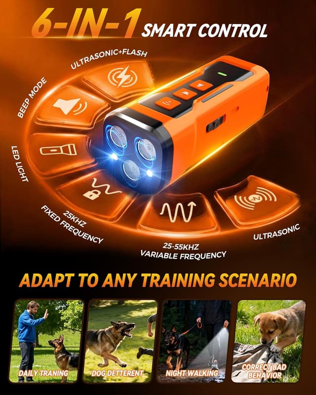 Thumbnail 2 de iBurr 3X Ultrasonic Bark Deterrent 33 FT