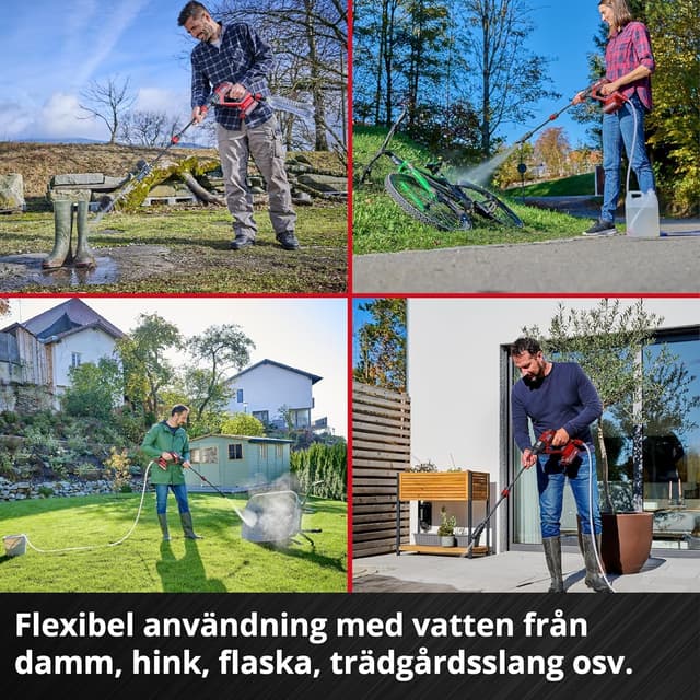 Thumbnail 6 de Einhell HYPRESSO 18/24-1 Power X-Change (18 V) batteria 240 l/h, 24 bar – irrigazione e pulizia mobile, accessori inclusi (senza batteria e caricatore)