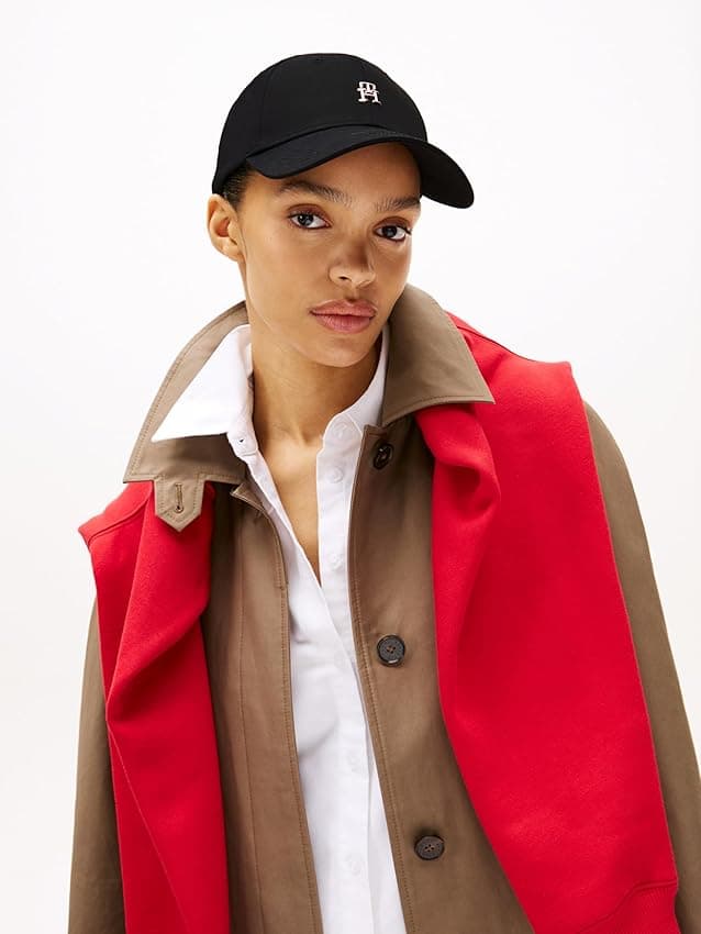 Detalle de Tommy Hilfiger Elevated Chic gorra Negro 1 unidad