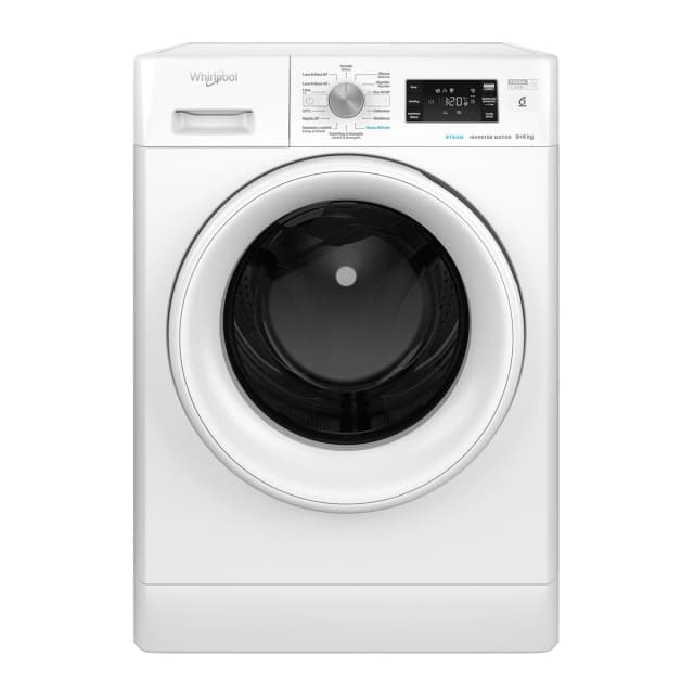 Detalle de Whirlpool FFWDB 864349 WV lavadora secadora 8 kg