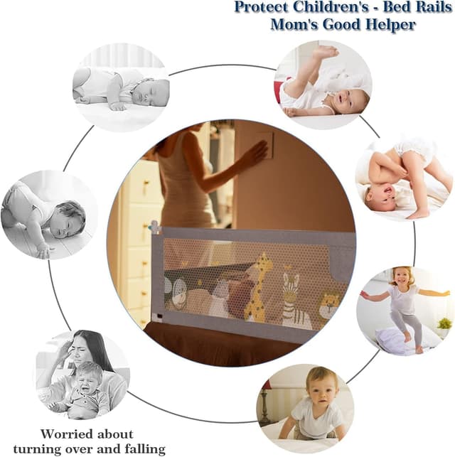 Thumbnail 2 de Bed Guard 1.8M Adjustable Toddler Bed Rail