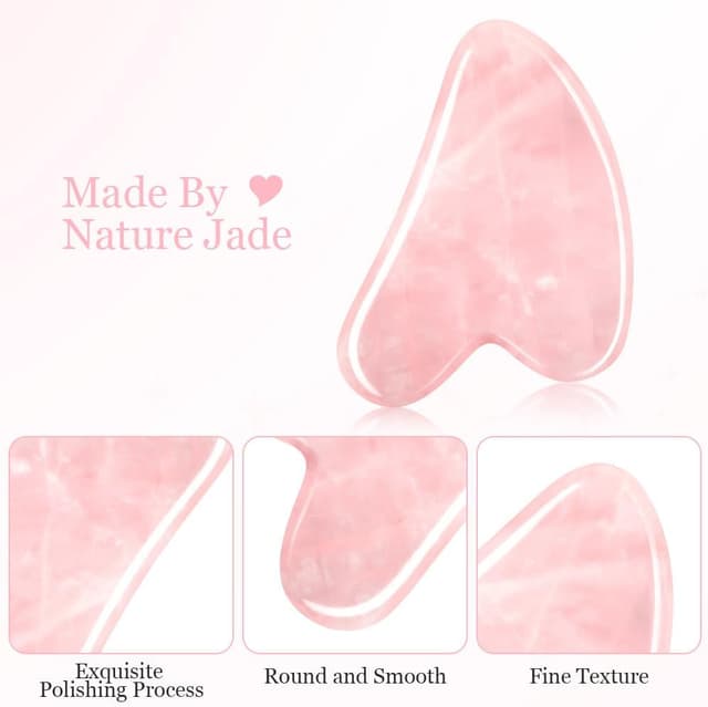 Thumbnail 5 de URAQT Jade Gua Sha tavola massaggiante per viso 💆♀