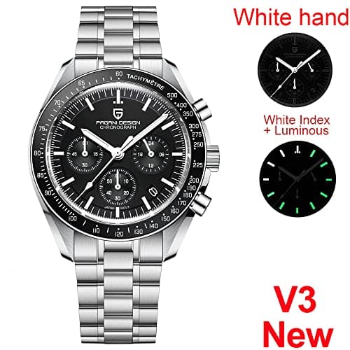 Thumbnail 6 de LACZ DENTON Pagani para Hombre: reloj de diseño con cronógrafo analógico, cuarzo y resistencia al agua 100 m