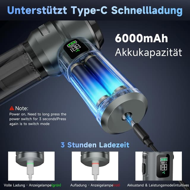 Thumbnail 6 de Mini aspirapolvere 24000 Pa portatile a mano