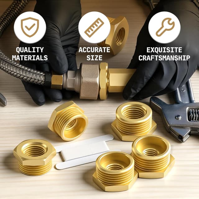 Thumbnail 5 de Bwintech 6er Reduzierverbinder 1/8–1/4 BSP