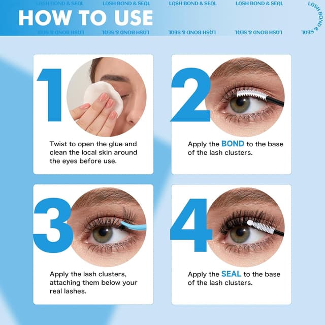 Thumbnail 5 de KEVKEV Lash Cluster Glue Clear 10ML