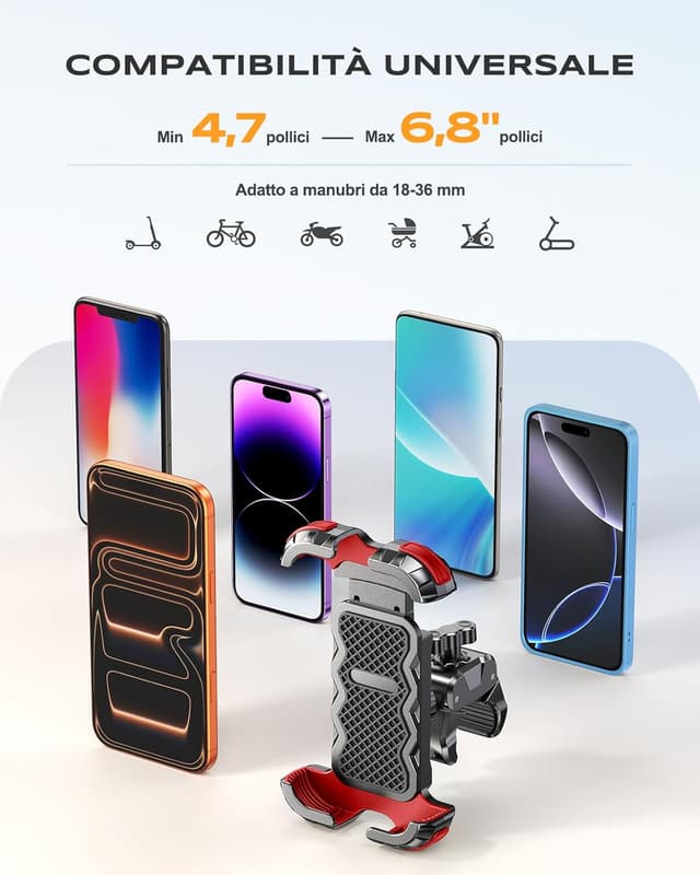 Thumbnail 5 de Babacom Porta Cellulare Moto 360°