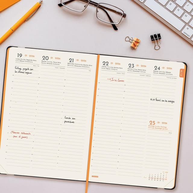 Thumbnail 2 de Finocam Agenda 2026 Semana Vista Vertical