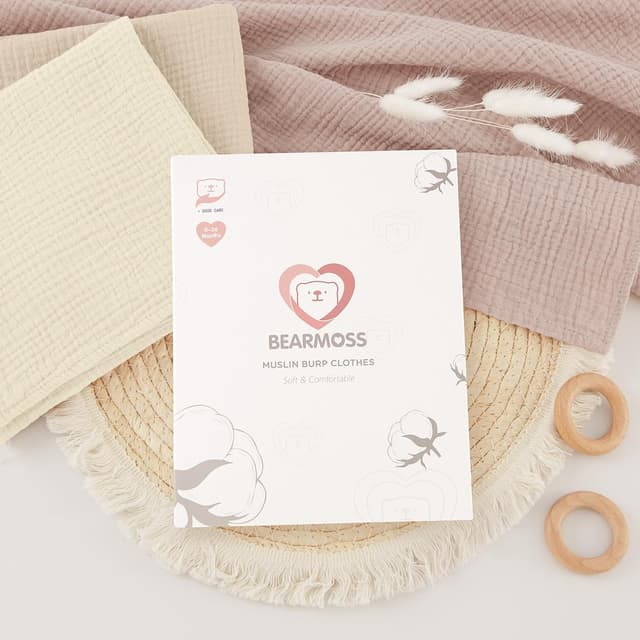 Thumbnail 6 de Bearmoss Moltontücher 60x60 cm