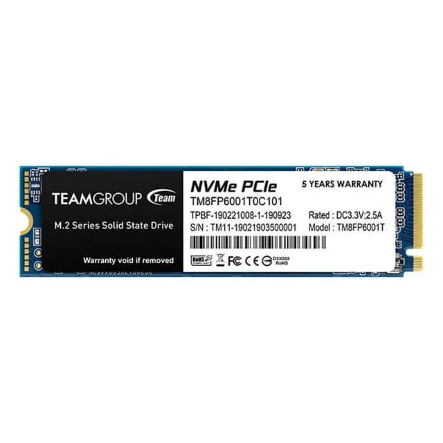 Detalle de TEAMGROUP MP33 1TB NVMe PCIe 3.0 x4