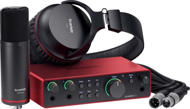 Thumbnail 11 de Focusrite Scarlett4-Studio – 4‑Eingänge Audio-Interface für gleichzeitige Aufnahmen