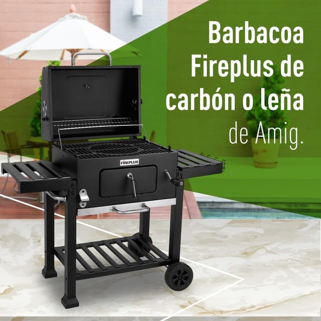 Thumbnail 2 de Amig Fireplus Barbacoa Portátil de Carbón 🍖