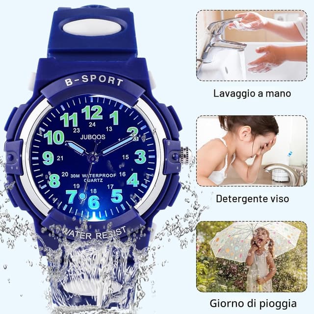Thumbnail 1 de Juboos Orologio Analogico 7 luci